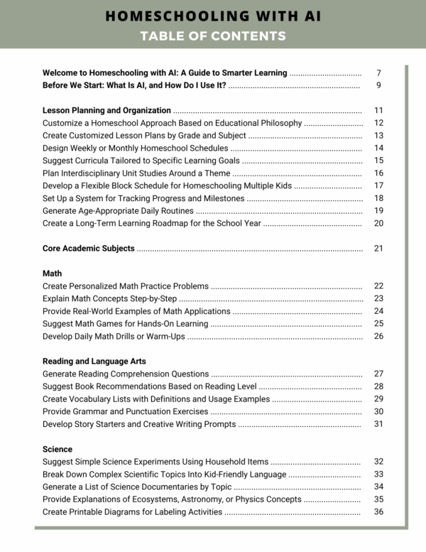 Homeschooling with AI - A Guide to Smarter Learning - Image 2